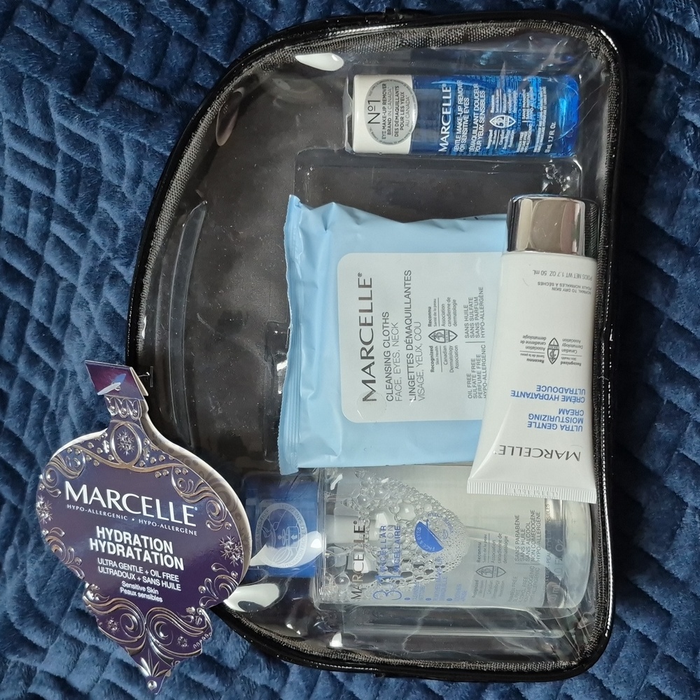 Marcelle Hypoallergenic Hydration Skincare Set, Oil Free For Sensitive Skin, NWT